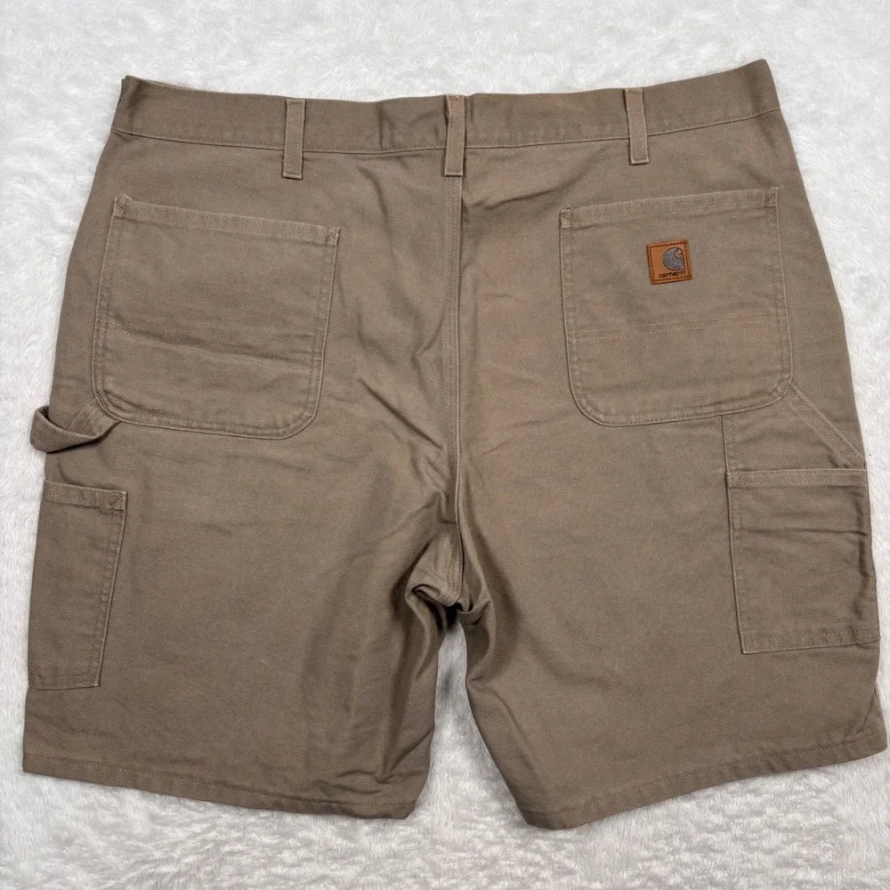 VTG Y2K Carhartt Carpenter Shorts Men 40 Tan Desert Duck Canvas B25 DES Workwear